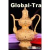 Silver Wine Pot -Cloud and Dragon Hand-held Wine Pot(Mosaic, Glided)