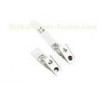 Metal popper Spring jaw credit card, ID Badge Holder Clip with PVC strap and metal button 30275