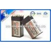 Black Rectangle Safe Non toxic Kids Erasers With Paster For School