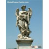 garden natural marble angel statue