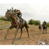 Beautiful casting bronze garden horse statue