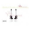 Charmed Butterfly Ceramic Stud Earrings For Girls In Rhodium Plated Silver Jewelry