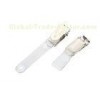 Badge Holder Clip Economy clip customized metal name card holder ID Badge Holder Clip with PE strap