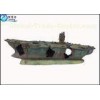 Vintage Lost Ship Aquarium Resin Decorations Fish Tank Ornaments Non-toxic and Customized