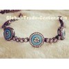 Personalized Evil Eye Jewelry 925 Sterling silver Black Gold Eye Bracelet