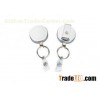 Retractable ID Badge Reels Chrome steel yoyo Office retractable ID card holder Heavy duty badge hold