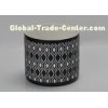 Refillable Cylinder Tealight Candle Holder , Ceramic Candle Warmer