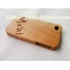 Customized Cherry Wood Cover For Apple Iphone 4/4S,Anti-Fingerprint