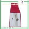 Red Flocking Perfume Gift Box With Paper Insert Foil Stamp Logo