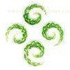 Tunnel Glass Piercing Jewelry ear 9/16" Gauge , stone plugs In Wedding
