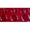 circular coin capsules/box series