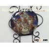 hand-painted art painted pottery dish