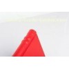 Red Flush Mount Waterproof 12x12 Leather Photo Album With Round Spine