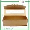 Magnetic Golden PET Window Gift  Boxes Roll Embossed Texture