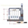 Cement Floor Car Body Maintenance Spray Stations, Side Draft Paint Booth