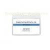 PVC Wallet Conference Name Badge Holders With 1 Slot Hole On Head For Clamp Clip (95 x 78mm) 30302