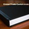 Elegant Black Family / Engagement 11x14 Leather Photo Albums With White Edge