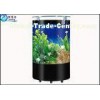 Rugged Semi-circular Floor-proof Glass Aquarium Fish Tank  Multi Color for Commercial