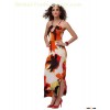 Long Maxi Dress Strap Tie Back