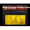 Custom AUD USD EURO Pounds Plated 24K Gold Banknote ,Gold Paper Money