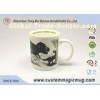 Custom Temperature Sensitive Color Changing Ceramic Mugs 11oz OF Magnesia Porcelain