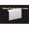 White PVC Shelf Channel Price Tag Holder for Shelves , 40mm Label Height