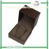 Fashion Hinge Leatherette Paper Gift Boxes For Watches Holder Stand
