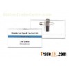 Crocodile clip PVC identity card, Conference Name Badge Holders with Vinyl Safety pin 30382