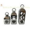 Contemporary outdoor Wedding Stainless steel lanterns with Heart Hollwo Out