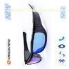 Security Monitoring HD Camera Glasses With Stereo Earphones / Hidden Spy Gadgets