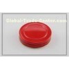 hair wax aluminum screw cap with with PE foam liner , red color custom bottle caps
