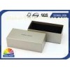 Grey Luxurious Printed Rigid Art Paper Gift Box / Custom Logo Sunglass Packaging Boxes