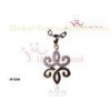 14K Gold Plated Flower Charm 925 Sterling Silver Pendants Chain Necklace
