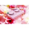 Handmade Black Natural False Eyelashes / Strip Lash For Eye Makeup