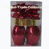 Embossed Holographic Metallic Gift wrap Ribbon set for Supermarket and chain shops