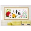 BZG-160 ribbon embroidery Chinese style hanging picture