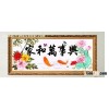 BZG-159 ribbon embroidery Chinese style hanging picture