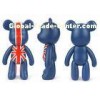Rotatable bear head & limbs 5 Inch/14CM PVC POPOBE Bear For Home Decor & Phone Stand