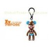 Plastic Buckle POPOBE Bear Keychain Bag Decoration 8.2cm PromotionalGift