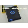 For Ipad 4 Ipad Hard Shell Cases Outerbox , 3 layers TPE black and blue Protective Cover