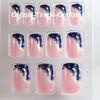 Feather pattern 3D nail tips Adult Fingers Fake Nails