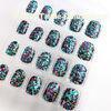 Plastic Full Cover Glitter Fake Nails Charming Acrylic False Fingernails