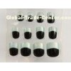Balck / white glitter Fashion Fake Nails french manicure For lady