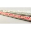 Sliver on side / pink beads Emery Board Nail File with Sand paper Material