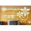 Snowflake Classic PVC Decorative Wall Flower Stickers F026