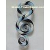 Pyrex Helix Glass Piercing Jewelry For Earrings Nose 6 Gauge