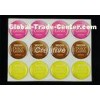 Full Color 1.5mm Epoxy Dome Stickers , Resin Round Printable Stickers