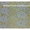 Trimming polyester / rayon Wedding Embroidered Lace Fabric for lady , Water Soluble