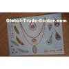 Adults Temporary Metallic Body Tattoo with no harm for skin