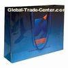 Personalized gift coated paper or fancy paper bag with handles, printing design for cloth